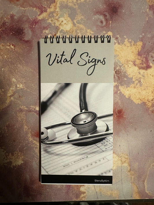 Vital Signs Notebook 4" x 8"